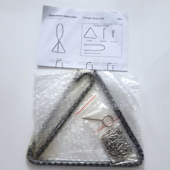 Triangle Dinner Bell - Picture 3 of 6